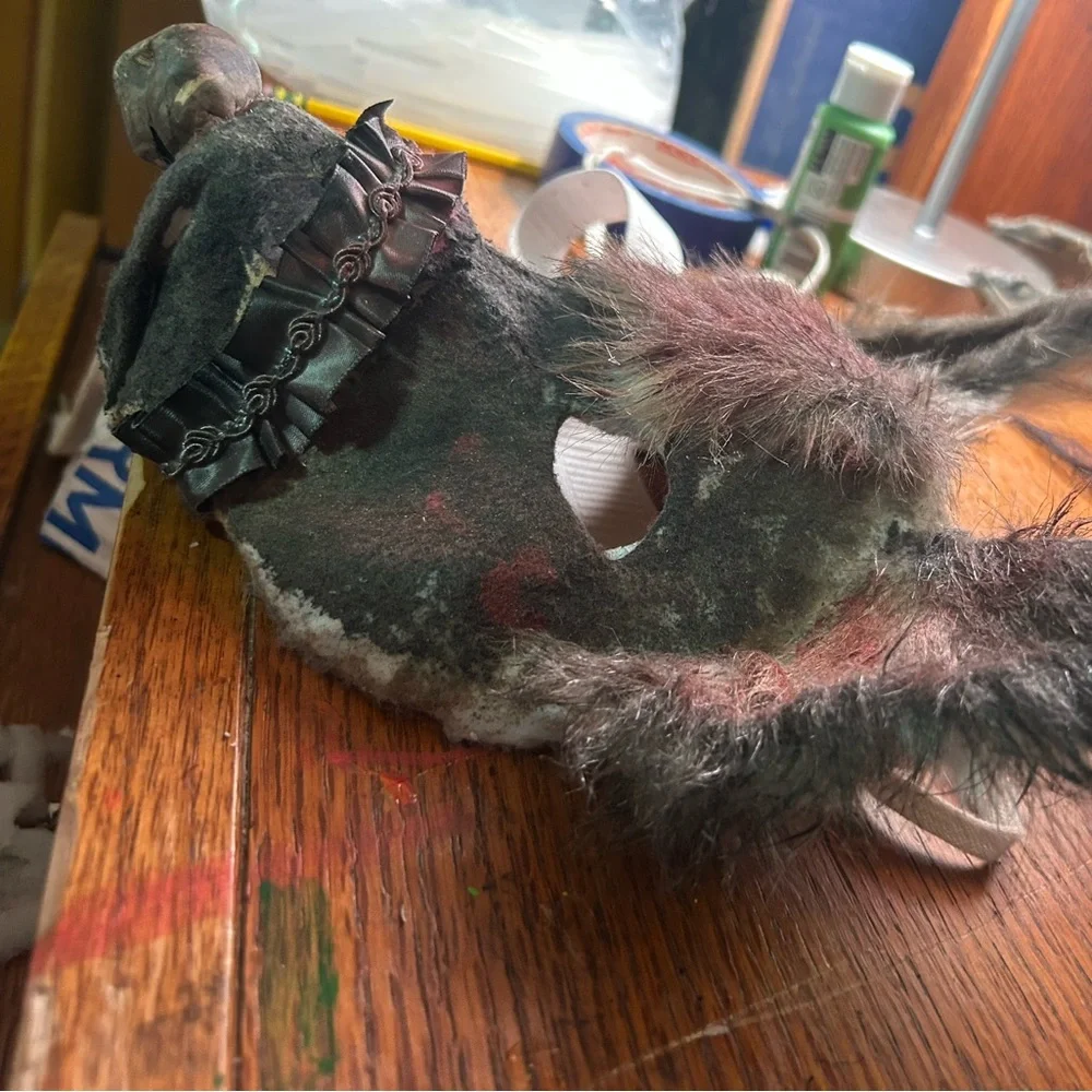 Furry Animal Mask with Ears